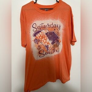 Gildan Softstyle Clemson “Saturday in the South” Orange T-Shirt